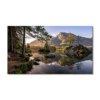 Модульная картина Art-Wood «Бавария Альпы Гора Озеро Утро» 1 модуль 40х60 см