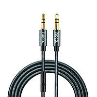 AUX кабель Hoco UPA04 с микрофоном Noble sound series 100см