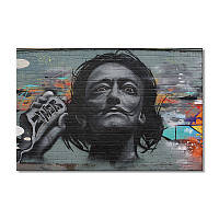 Модульная картина Art-Wood «Граффити портрет Сальвадора Дали» 1 модуль 40х60 см