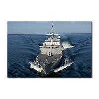 Модульная картина Art-Wood «Военный корабль» 1 модуль 40х60 см