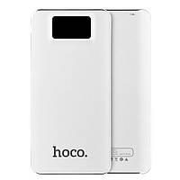 Ультра тонкий Повербанк HOCO UPB05 10000mAh |2USB / MicroUSB / 2.1A| Белый