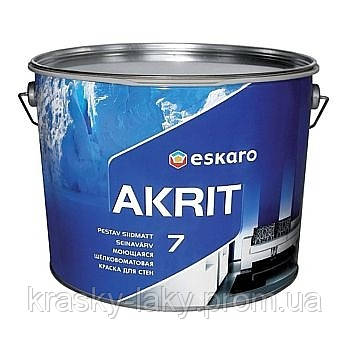 Фарба для стін Eskaro Akrit 7 Акрит 7 9,5 л