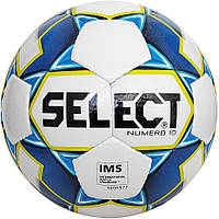 Мяч футбольный SELECT Numero 10 IMS (011) бело/синий p.5