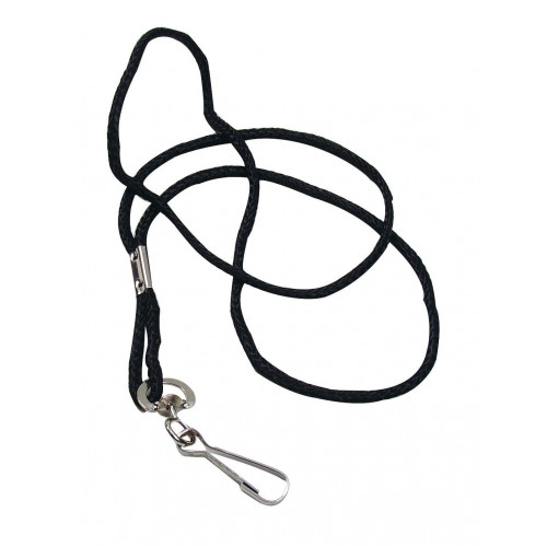 Шнурок для свистка SELECT (010), чорний, 48 см