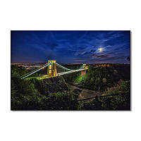 Модульная картина Art-Wood «Ночь Клифтон Даун парк в Бристоле Англия» 1 модуль 40х60 см