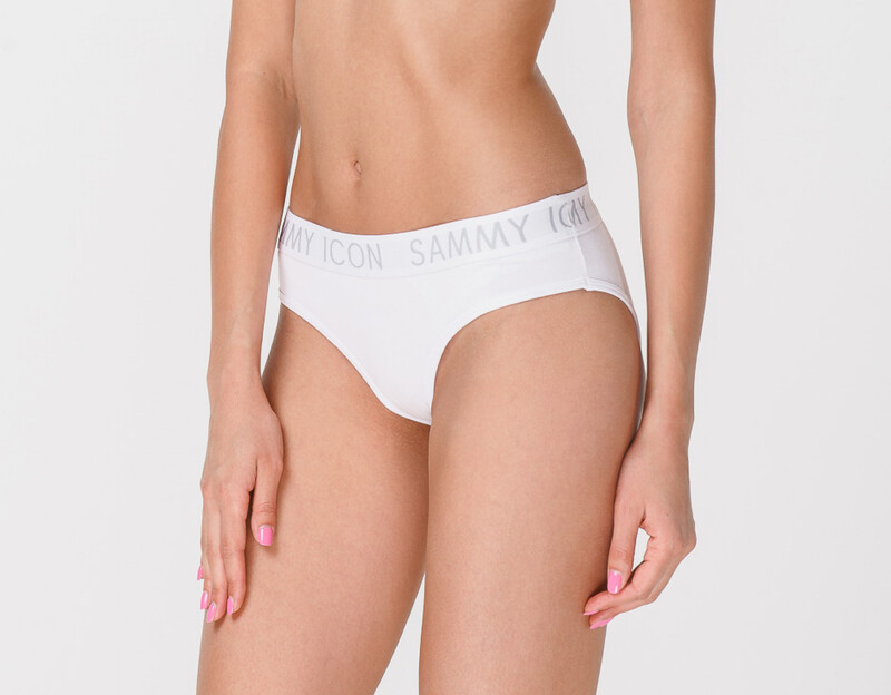 Жіночі стрінги Sammy Icon бавовняні. Колір: білий, фото 1