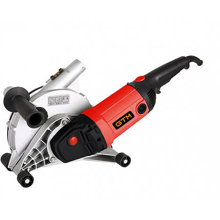 Штроборіз електричний (бороздник) GTM WC125/1400E : 1400 Вт, 9500 об/хв, 3см глибини, плавний пуск (бетоноріз), фото 1