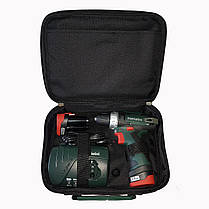 Акумуляторний шуруповерт Metabo PowerMaxx BS Basic 2х2,0 Ач в сумці (600079550), фото 5