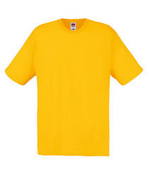 Чоловіча футболка жовта бавовна 082-34
