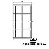 Сітка фільтра обприскувача малого 50 синя 78х165 мм AGROPLAST AP16SFB, фото 4