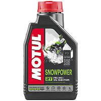 Motul Snowpower 2T 1л (812201/105887) Полусинтетическое моторное масло для снегоходов