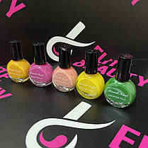 Лак-фарба для стемпинга Kand Nail, 10 мл (жовтий), фото 2