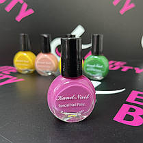 Лак-фарба для стемпинга Kand Nail, 10 мл (ніжно рожевий), фото 5