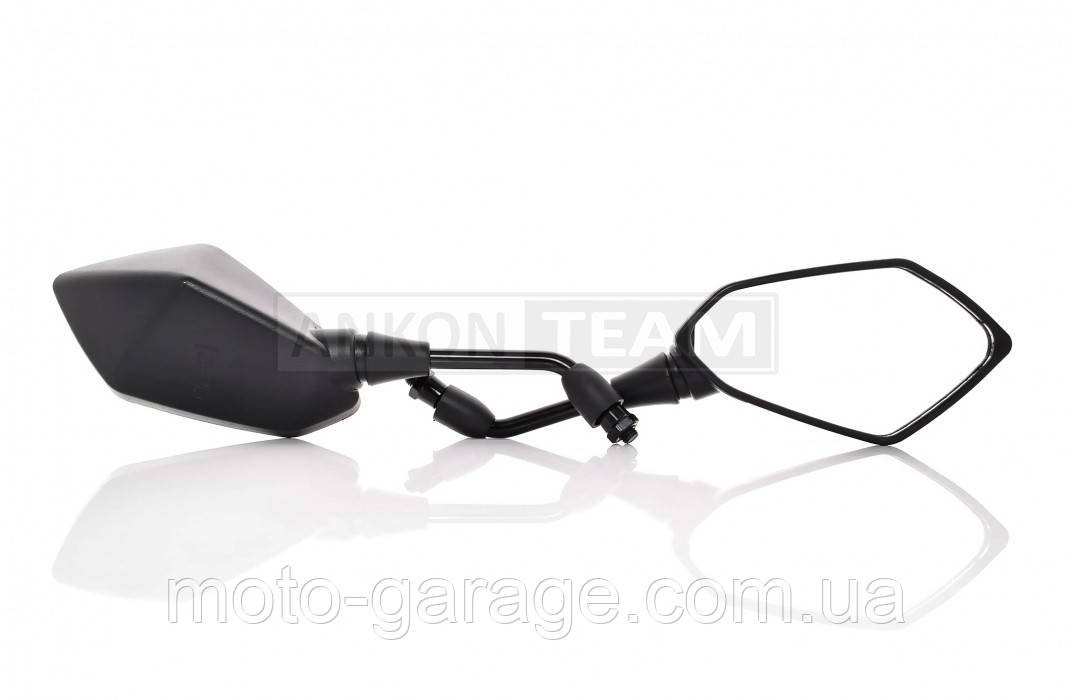 Дзеркала M10 п'ятикутні, чорні, фото 1