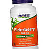 Плоди чорної бузини Now Квіти 500 mg 60 veg caps, фото 6