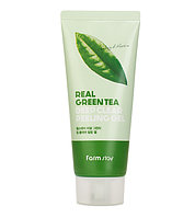 Пилинг-гель для лица Farm Stay Real Green Tea Clear Peeling Gel с экстрактом зеленого чая 100 мл