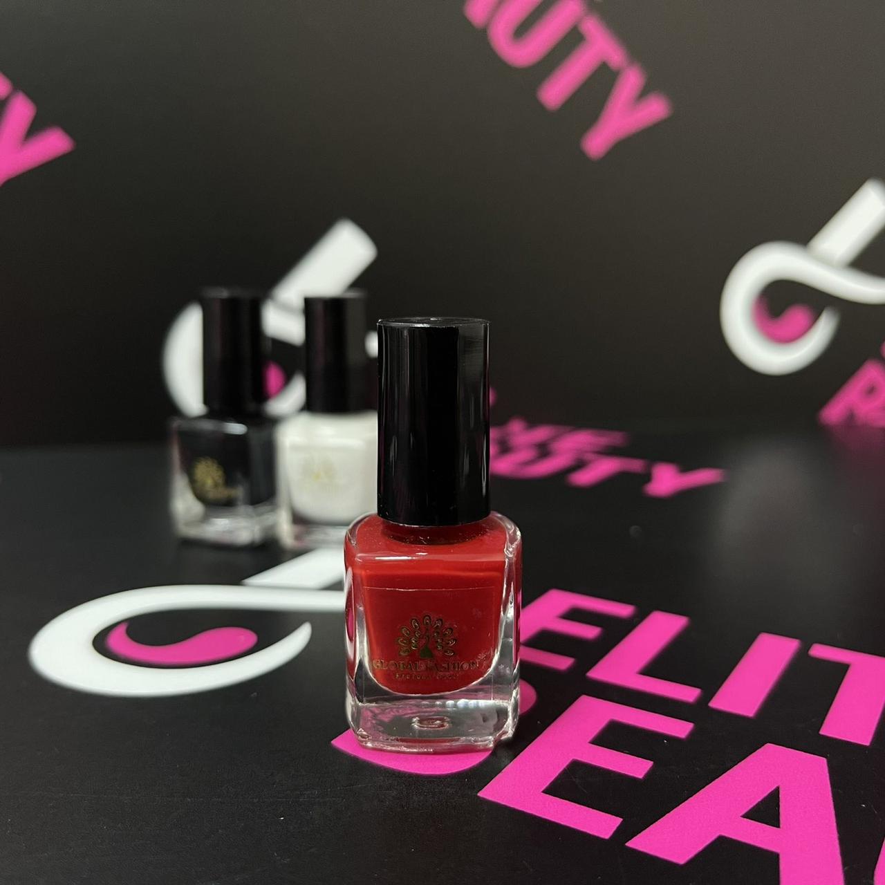 Лак для стемпинга Global Fashion 7 мл , червоний