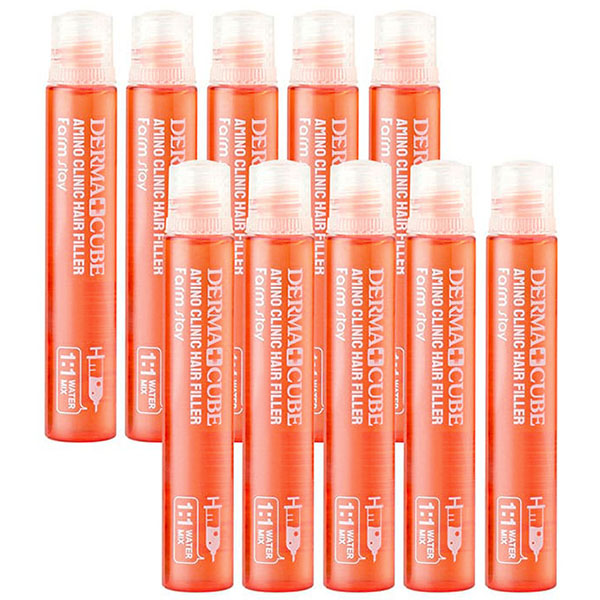 Філлер для волосся Farm Stay Derma Cube Amino Clinic Hair Filler 13 мл х 10 шт