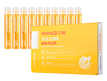 Філлер для волосся Farm Stay Derma Cube Vita Clinic Hair Filler 13 мл х 10 шт