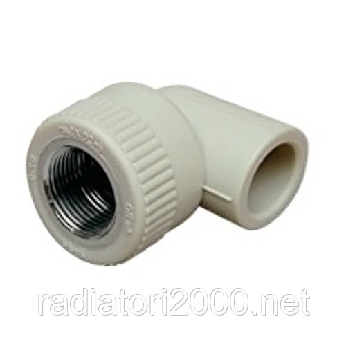 Кут ППР нарізний 20х1/2" ВР 