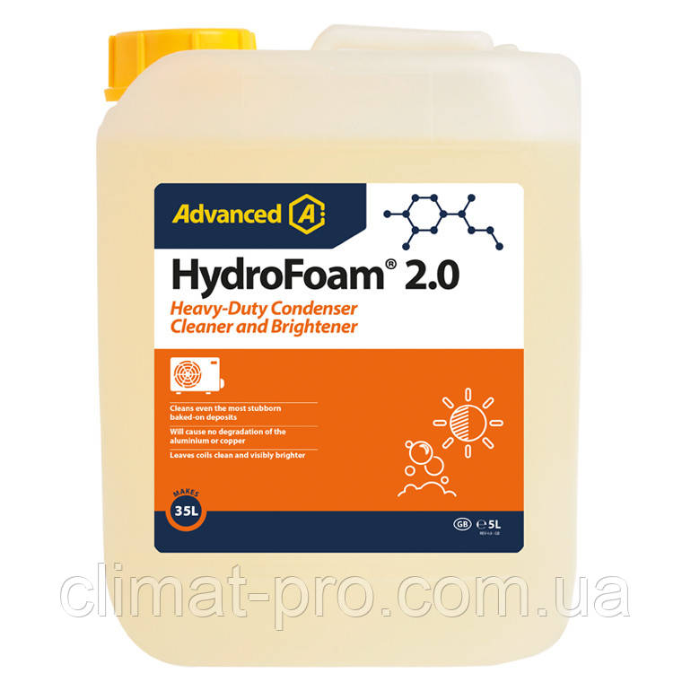 Надпотужне засіб для очищення конденсаторів HydroFoam 2.0 (5л), Великобританія