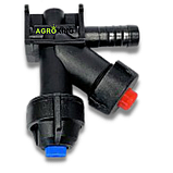 Форсунка обприскувача кінцева з боковим відсікачем AP 0-100/08 кінцева, фото 3