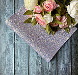 Екошкіра «Сахарка» 20 х 33 см, сірого кольору 10 аркушів/пач., фото 2