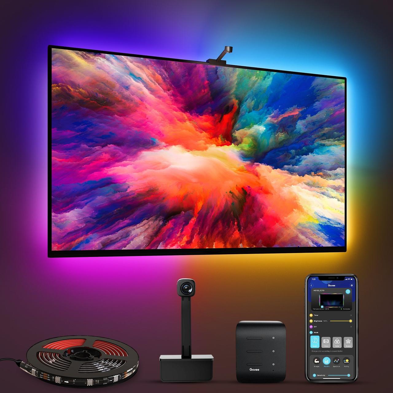 Умная адаптивная фоновая LED подсветка Govee Immersion TV для ...