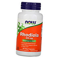 Родиола розовая Now Foods Rhodiola 500 mg 60 веган капсул