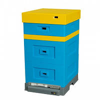 Улей ППС Рута 10 рам. Крашений Lyson 2 корпус Рута + магазин із підкришником і пластиковим дном