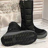 Зимові термочеревики для дівчаток BGTermo чорні розмір 35, фото 2