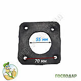 Прокладка під патрубок кутовий, фланець чавунний для підключення чавунного котла КЧМ, фото 7