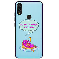 TPU+PC чехол ForFun для Xiaomi Redmi Note 7 / Note 7 Pro / Note 7s TPU+PC, Похотливая сушка / Голубой