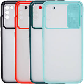 Чохол Camshield mate TPU зі шторкою для камери для Xiaomi Poco M3