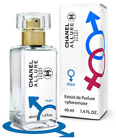 Тестер Pheromone чоловічий Chanel Allure Homme Sport, 40 мл