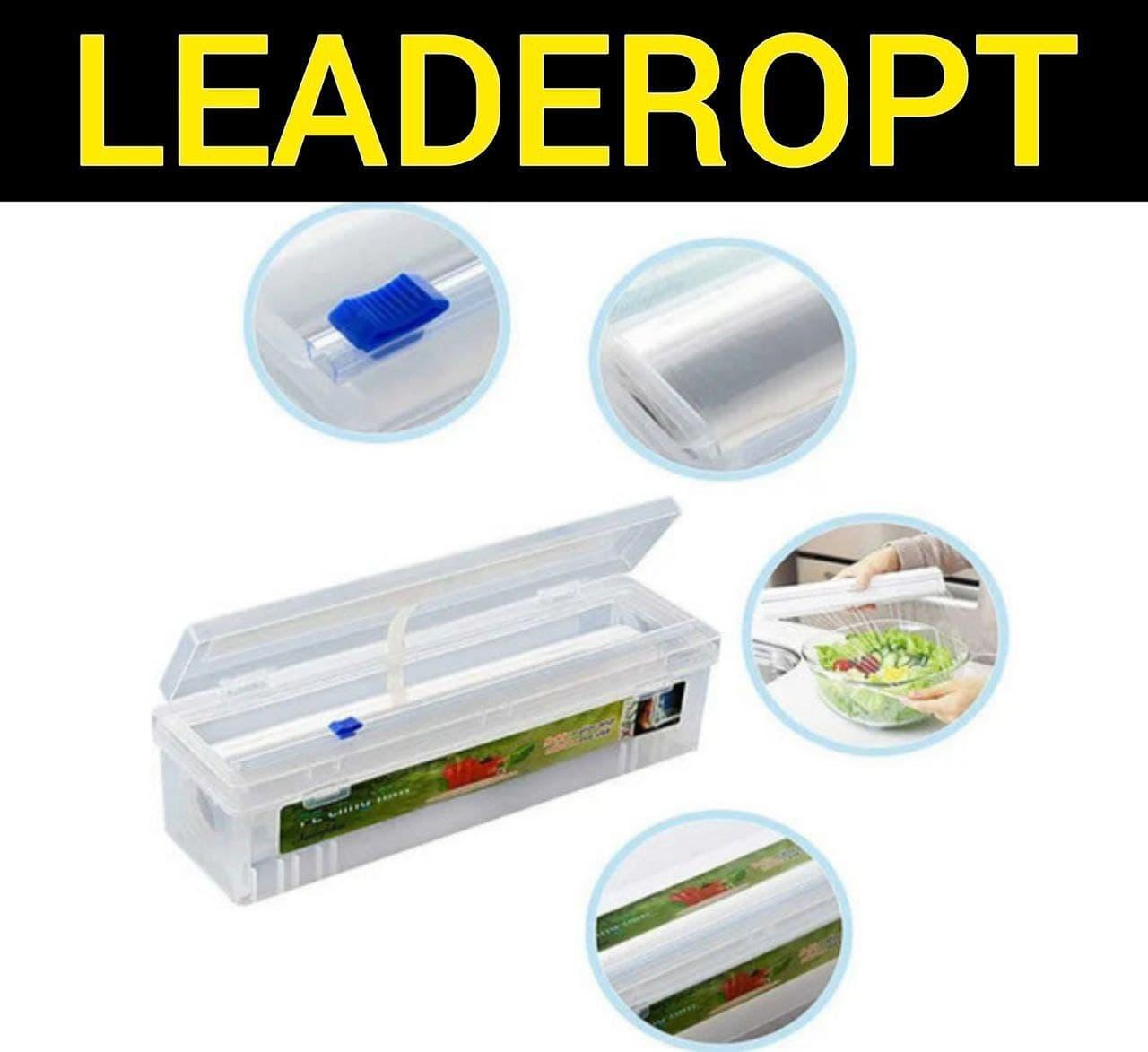 [ОПТ] Пластиковий різак для харчової плівки, харчовий контейнер для різання харчової плівки, фото 1