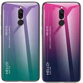 TPU+Glass чохол Gradient HELLO для Xiaomi Redmi 8