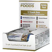 Батончики Variety Pack Snack Bars California Gold Nutrition Foods 12 шт 40 г