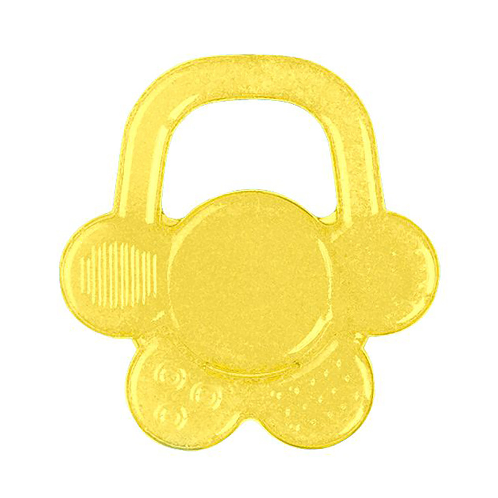 Прорізувач для зубів з гелем "Квіточка" жовтий BabyOno (5904341209694)