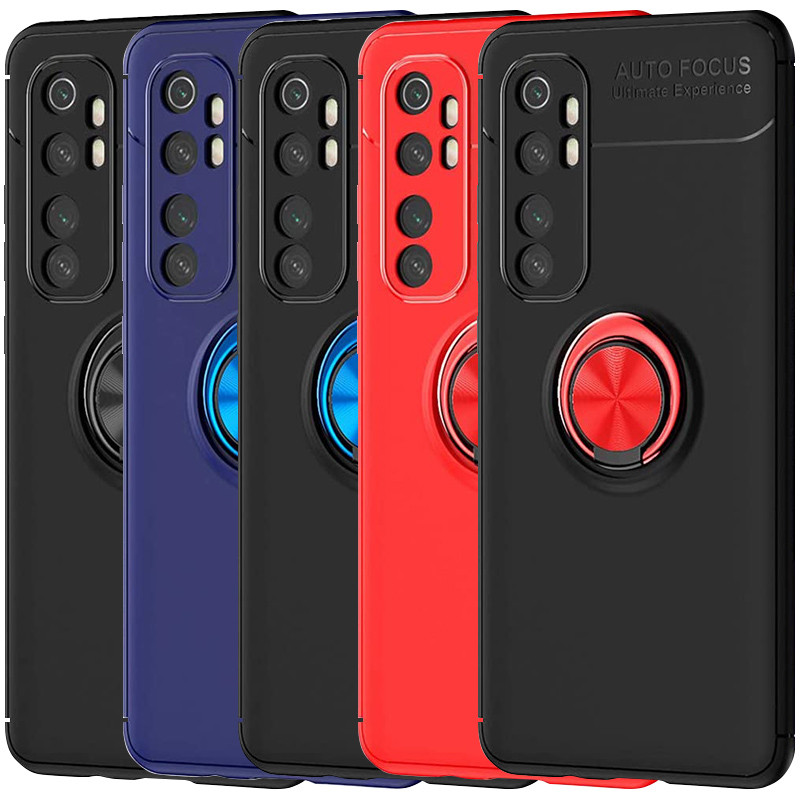 TPU чехол Deen ColorRing під магнітний тримач (opp) для Xiaomi Mi Note 10 Lite