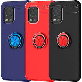 TPU чехол Deen ColorRing під магнітний тримач (opp) для Xiaomi Mi 10 Lite