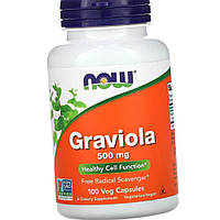 Гравіола NOW Graviola 500 mg 100 капсул