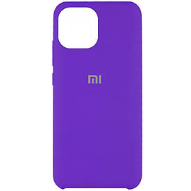 Чохол Silicone Cover (AAA) для Xiaomi Mi 11 Фіолетовий / Violet