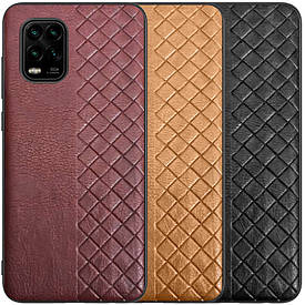 Шкіряна накладка WeaveSide (PU) для Xiaomi Mi 10 Lite