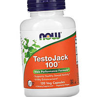 Бустеры тестостерона Тестоджек NOW Testo Jack 100 120 вегетарианских капсул