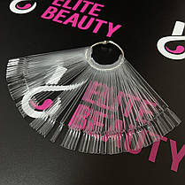 Тіпси палітра-віяло білий на кільці 50 шт/упак., фото 5