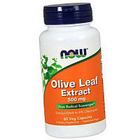 Екстракт листя Оливкового дерева NOW Olive Leaf Extract 500 mg 60 капсул вегетаріанських