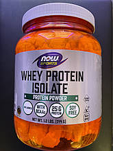 Протеїн Ізолят Now Foods Protein Isolate  544 gram без смаку