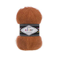 Пряжа Alize Mohair Classic 36 терракотовая ализе мохер классик