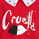 Карнавальний костюм для дівчинки Круелла Дісней + перуку Cruella Disney 2021, фото 2